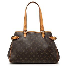 Borsa Tote Orizzontale Louis Vuitton Monogram Batignolles marrone