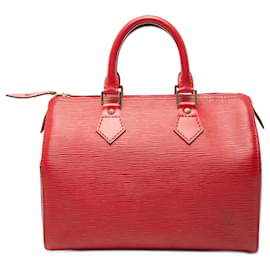 Borsa Boston Louis Vuitton Epi Speedy 25 Rossa
