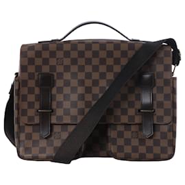 Borsa a tracolla Louis Vuitton Damier Broadway in marrone