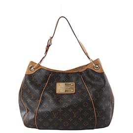 Borsa a tracolla Louis Vuitton Monogram Galliera PM in marrone