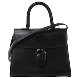 Borsa 2Way Delvaux Brillant MM in pelle nera