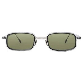 Autre Marque Capote AC222 Sunglasses in Green x Silver