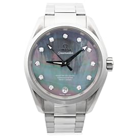 Omega Seamaster Aquaterra 231.10.39.21.57.001 87257832 SS AT Uhr Blaues Muschelzifferblatt
