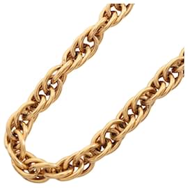 Collana lunga Chanel Coco Mark placcata oro