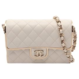 Borsa a spalla da sera Chanel Matelassé Mini Minaudière