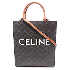 Celine Small Vertical Cabas Triomphe 2-Way Tote Bag/Handtasche - Céline