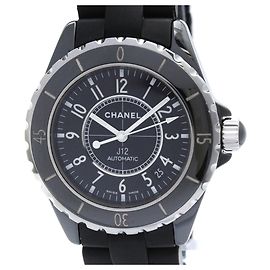 Orologio Automatico da Uomo Chanel J12 in Ceramica e Gomma H0684