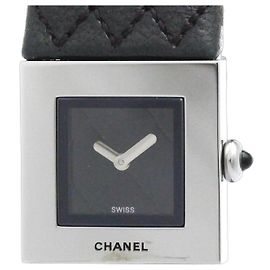 Reloj para mujer Chanel Matelasse Steel Leather Quartz H0116