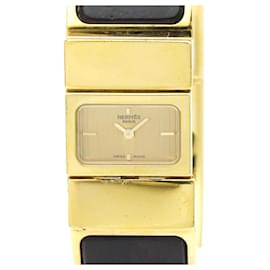 Montre HERMES Loque plaquée or Quartz pour femme LO1.201 - Hermès
