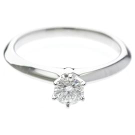 Tiffany & Co Anello Solitario con Diamante Tiffany