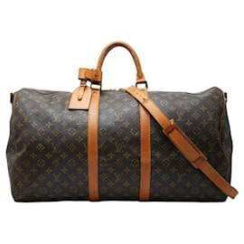 Louis Vuitton Monogram Keepall 55 Bandoulière Tasche