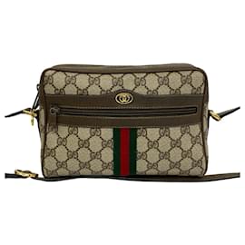 Borsa a tracolla Gucci Old Sherry Line con motivo logo GG