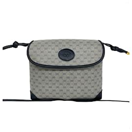 Mini borsa a tracolla in pelle Gucci Old Micro GG Logo