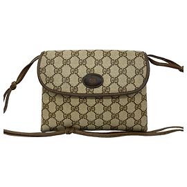 Borsa a tracolla in pelle Gucci Vintage GG Logo
