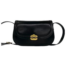 Borsa a tracolla/Pochette in pelle GUCCI Vintage Horsebit GG Logo