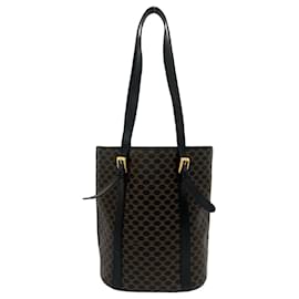 Borsa Tote Semi-Spalla in Pelle Celine Vintage Macadam Blazon Triomphe Pattern - Céline