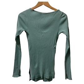 Autre Marque AURALEE Ron Herman Exclusive Giza Long Sleeve Top