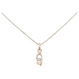 Autre Marque Collana K10 Pink Gold Diamante
