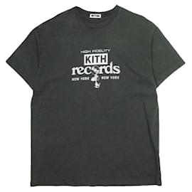 Autre Marque KITH NYC Kith Records Vintage Tee Camiseta de algodón