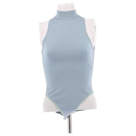 Body Alaïa blu in viscosa
