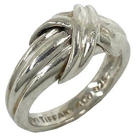 Tiffany & Co Tiffany Vintage Signature Cross Ring aus Silber 925