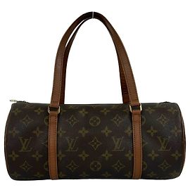 Borsa a mano Louis Vuitton Vintage Papillon 30 Monogram in pelle