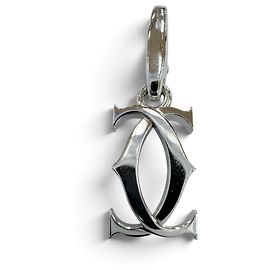 Pendente charm Cartier BR1846 2C in oro bianco