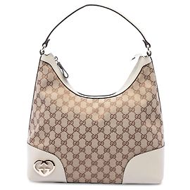 Borsa a tracolla Gucci Lovely media in tela GG beige