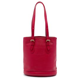 Louis Vuitton Red Epi Bucket PM
