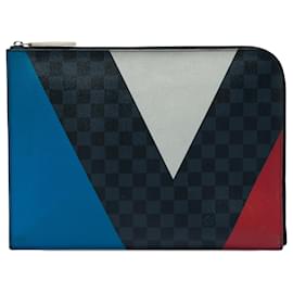 Louis Vuitton Blue Damier Cobalt Americas Cup Pochette Jour GM