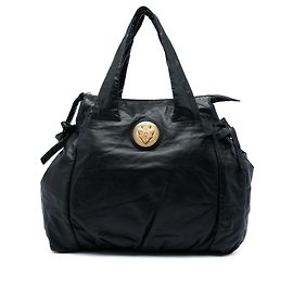Gucci Hysteria Tote Large aus schwarzem Kalbsleder