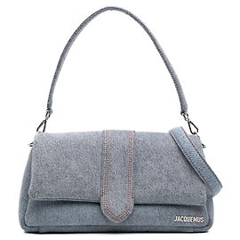 Borsa Jacquemus Le Bambimou in denim blu