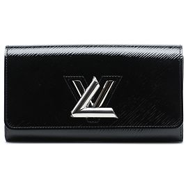 Louis Vuitton Black Electric Epi Twist Wallet