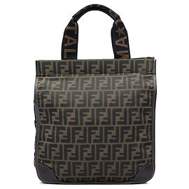 Tote Pieghevole Fendi Brown Zucca Canvas