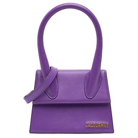 Jacquemus Le Chiquito Moyen in pelle viola