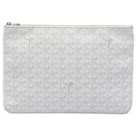 Goyard White Goyardine Senat MM