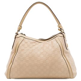 Borsa a tracolla Gucci Guccissima Scarlett Beige