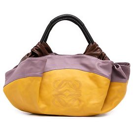 LOEWE Yellow Multicolor Nappa Aire
