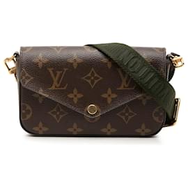 Louis Vuitton Brown Monogram Felicie Strap And Go