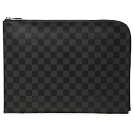 Louis Vuitton Black Damier Graphite Pochette Jour GM