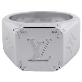 Bague chevalière Louis Vuitton pour homme
