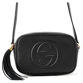 Borsa Gucci Soho Disco in pelle nera