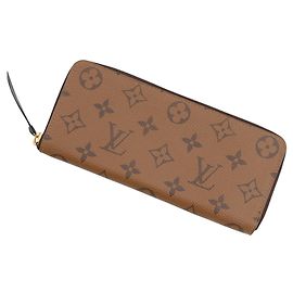 Louis Vuitton Monogram Reverse Portefeuille Clemence Long Wallet