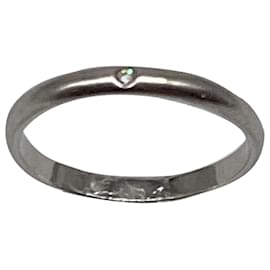 Cartier Ehering aus Platin mit Diamanten