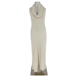 Langes Strickkleid in Creme - Magda Butrym