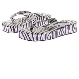 Sandali Amina Muaddi Zebra in pelle bianca 38