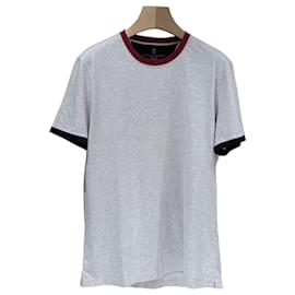 Baumwoll-T-Shirt mit Rundhalsausschnitt und kurzen Ärmeln Grau (XL) - Brunello Cucinelli