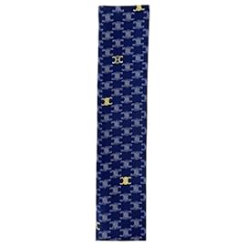 Foulard in seta Twill Lavalier Navy - Céline