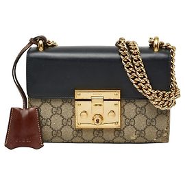 Borsa a mano Gucci GG Supreme Borsa a tracolla con catena