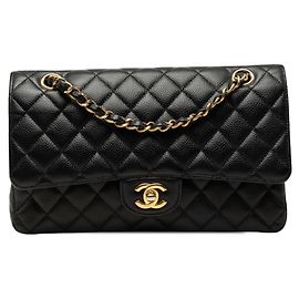 Borsa a tracolla Chanel Coco Mark Matelassé Double Flap con catena